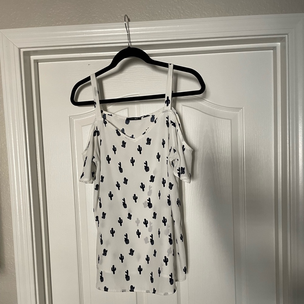 Medium Sized Papermoon Cold Shoulder Shirt